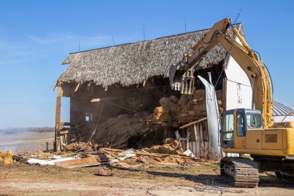 Barn Demolition in Bozeman