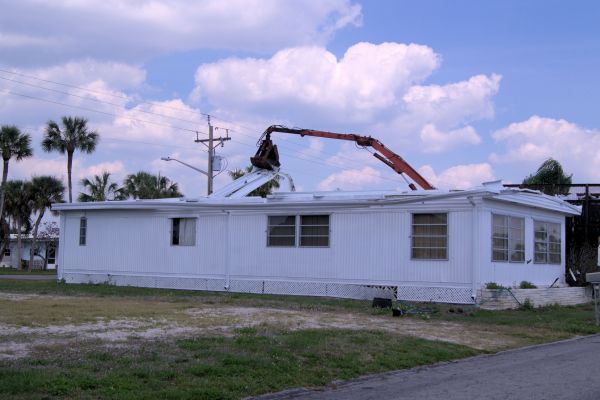 Mobile Home Demolition in Bozeman